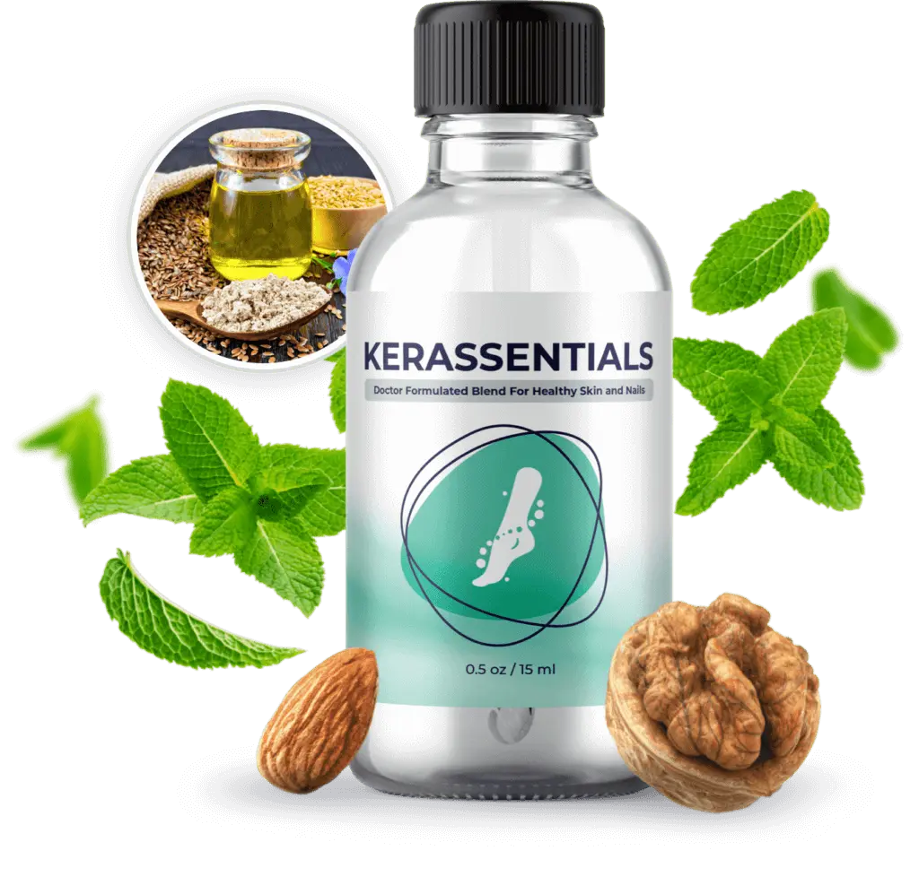 1 bottle kerassentials - These Special Oils Fight Fungus Resistance And Support Healthy Nails And Skin.